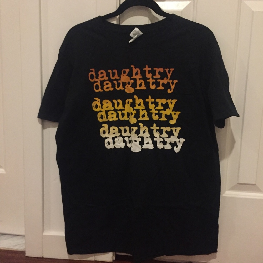 Daughtry band stacked logo t shirt